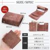 ASIAN ZACCA and Bifold Genuine Italian Mini Compact Coin Easy to Easy to Made in Holds Bills Large Orange Rib Men's Women's Wallet, Leather, Wallet,
