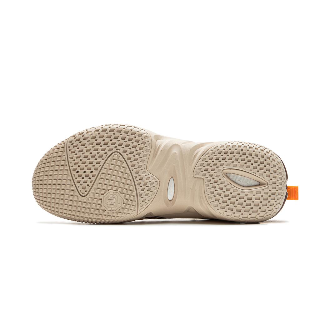 New LiNing Anti Wool 4.5 Cushioning Anti Slip And Wear Resistant Low Top Basketball Shoes Men's Beige Coffee ABFU049-4