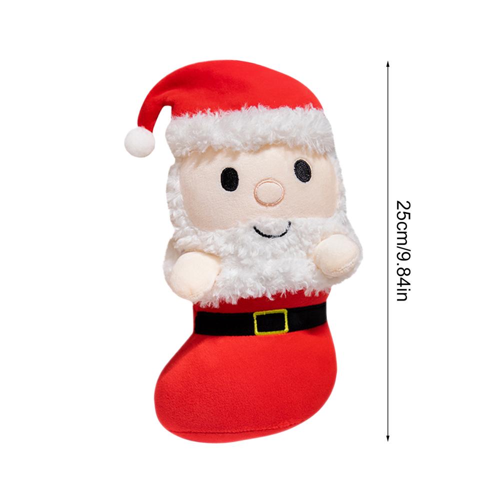 Santa Claus Doll Gift Christmas Doll Decoration Cute Stuffed Animal Toys Christmas Penguin Doll Decoration