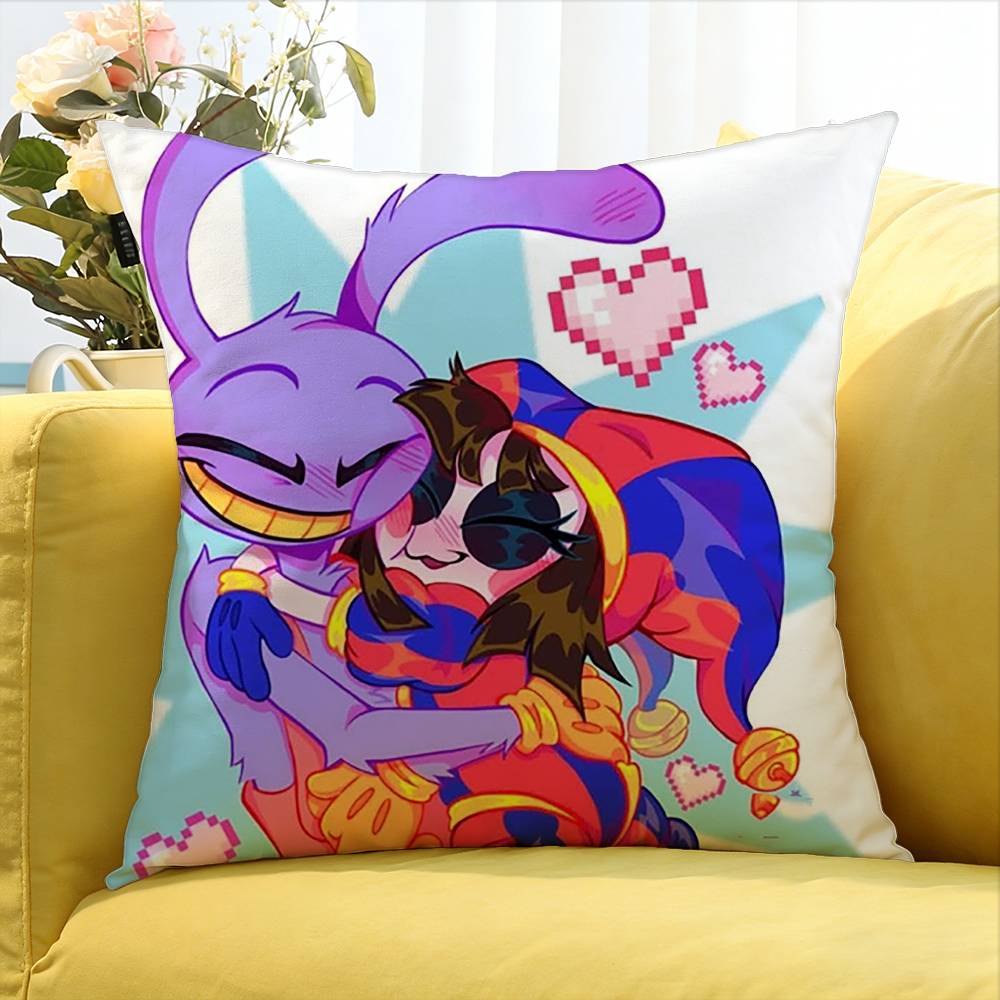 Jax Brooches Cartoon Various Sizes Square Pillow Case For Car Home Bedchamber Decor