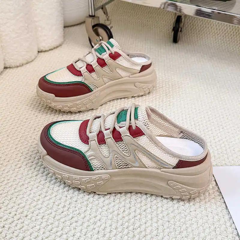 Fashion Height Increasing Hiphop Women's Female Moccasin Shoes Woven Loafers Ladies Luxury White Ladies Sneakers Sport Technologies