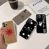 Luxuxy E-ETRO Logo Transparent Phone Case For IPhone 17 Air 16 Pro Max 15 14 13 12 11Plus Shockproof Cover
