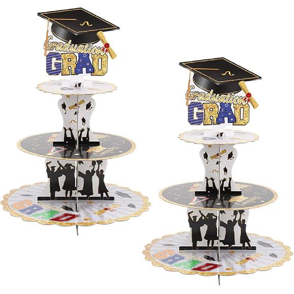 3 Tier Butterfly Cupcake Stand,Suitable for Butterfly Themes – Easy to Assemble& Reble(1Butterfly)