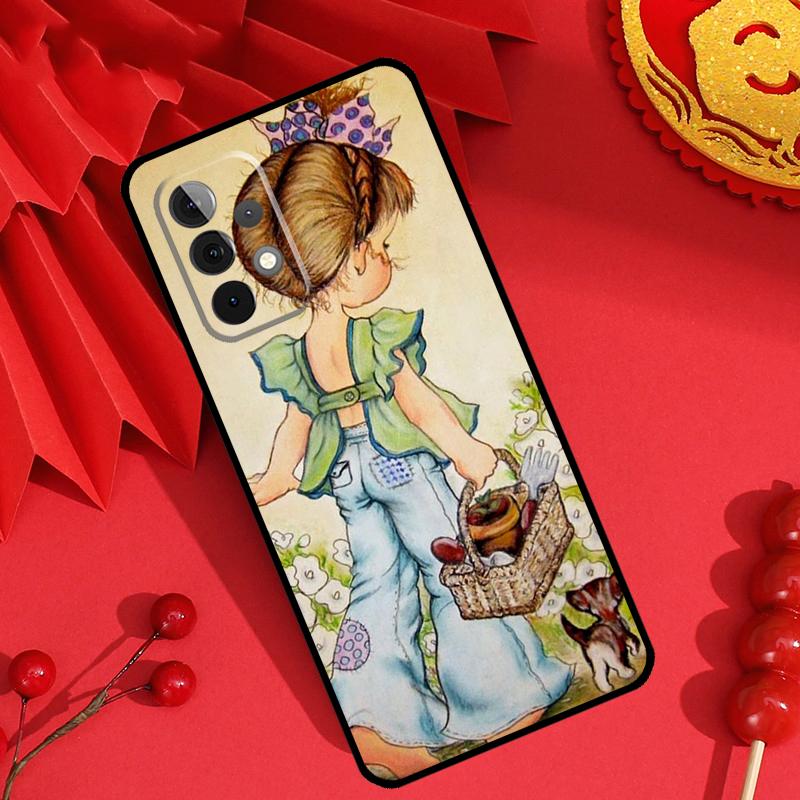 Sarah Kay pattern Case For Samsung Galaxy M15 M55 M31 M13 M11 M12 M14 M06 M16 M36 M56 M53 M32 M52 M35 M34 M54