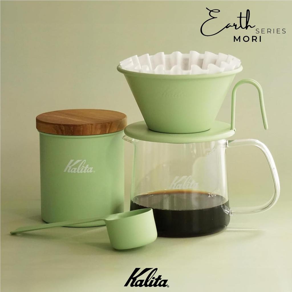 Kalita [Série Země] MORI Konvice na kávu Nerezová ocel 700ml SS Konvice Série Země Mori Úzká hubička Matný povrch Vyrobeno v Japonsku #52275