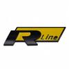 For Volkswagen For Volkswagen VW Rline R Polo Passat B5 B6 B7 Golf Jetta Touareg Bora CC 3D Car Grille Badge Side Decal Trunk Emblem Sticker zs0