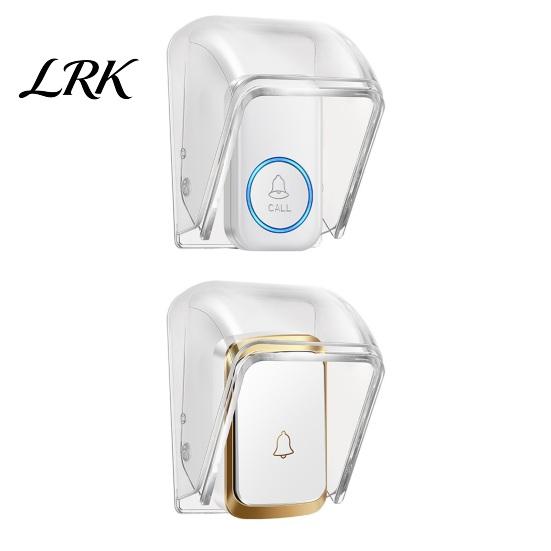 Home Security Doorbell Accessory Weatherproof Cover, Transparent Rain Shield for Wireless Guard Outdoor, Waterproof Protective Case Wall Mounted Bell