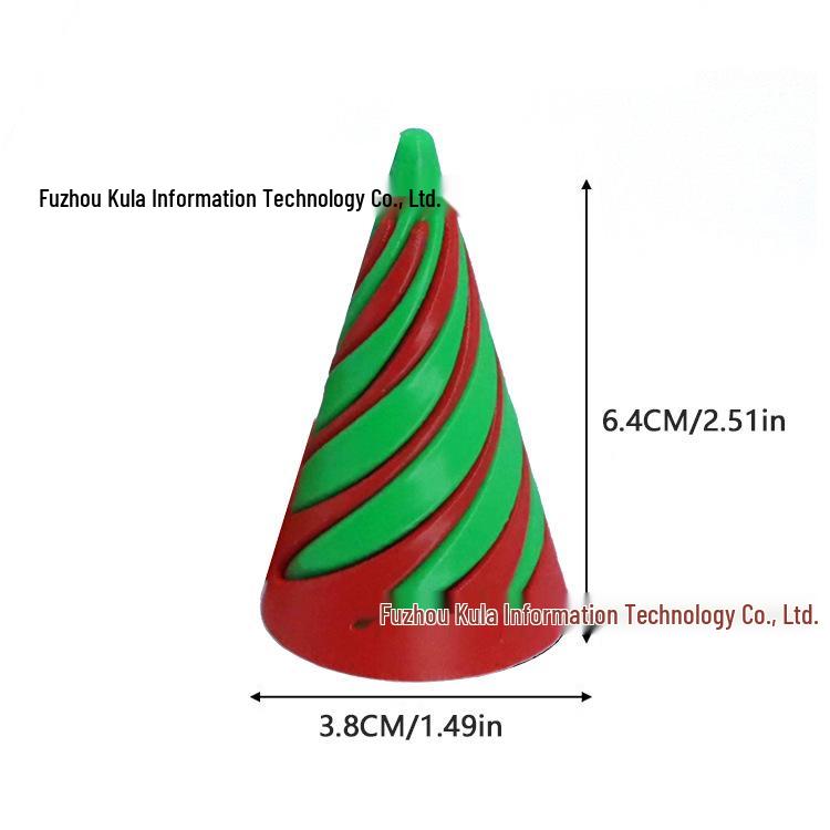 3D-печатная спиральная конусная игрушка-антистресс, скульптура