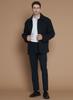 Comspace1980 [Xl~4Xl] Wool Blend Half Coat_Charcoal