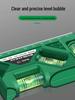 Magnetic High-Precision Drop-Proof Spirit Level Protractor with Mini Ruler