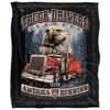 JQ Licensing Rle Truck Drivers Keep America Running Silky Supersoft Blanket