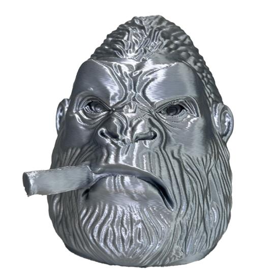 Trailer Hitch Cover Gorilla Shape Trailer Coupling Cover Cap 1pc серебряный