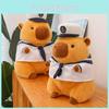 Adorable Yellow Capybara Plush Toy Perfect Cartoon Animal Pillow For Kids