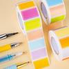 Colored Labels Stickers 500PCS Moving Box Labels Removable Rectangle Moving Labels Stickers Adhesive Solid Colors Tags Name Tags