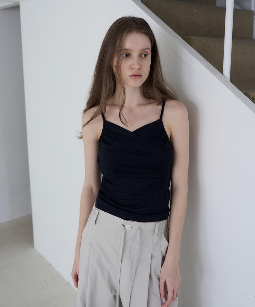 FROMWHERE Double-Pleat Pants L/Beige