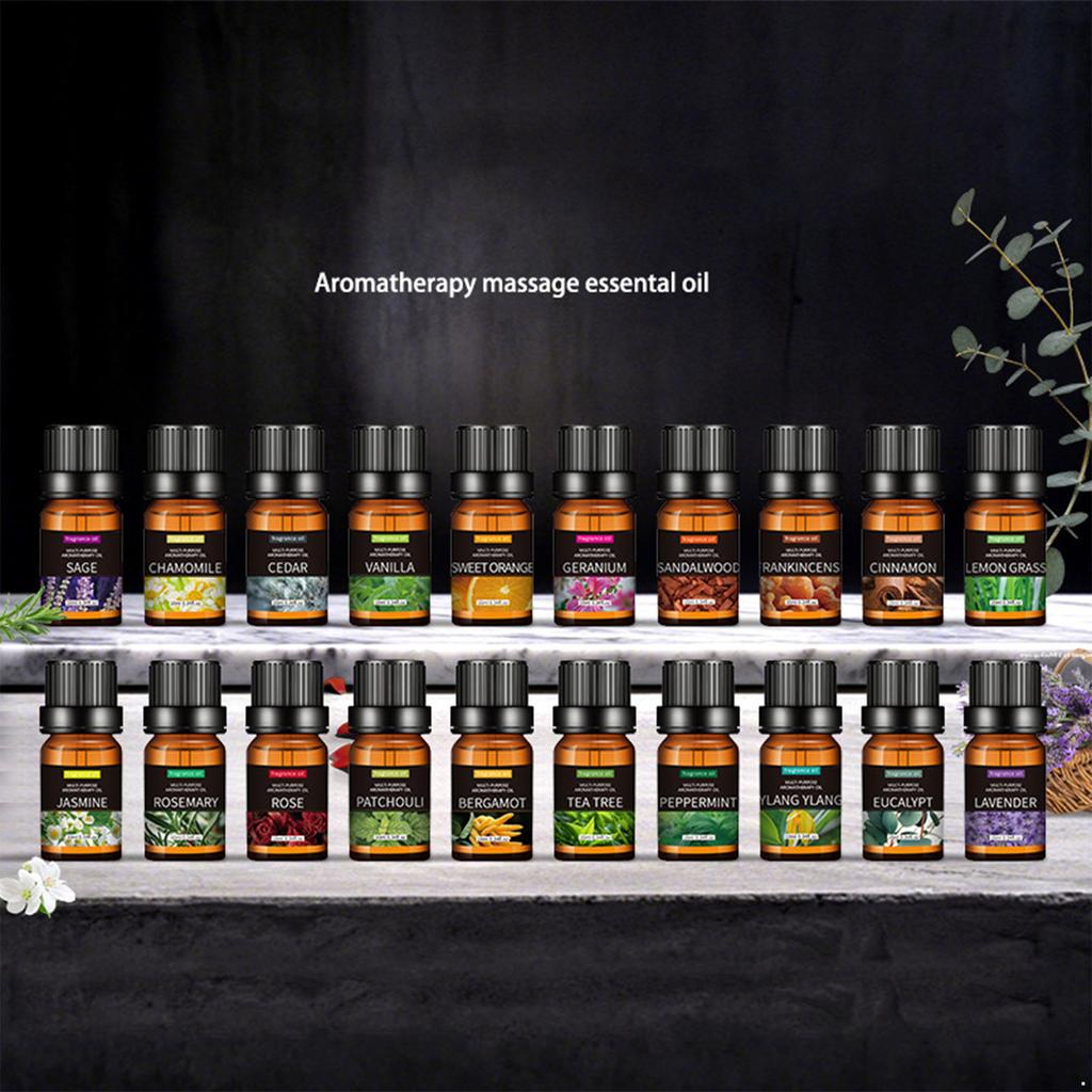 10ml Fragrant Massage Essence Oil, Moisturizing Skin-Care for Soothing Body and Relaxation