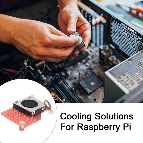 

Профессиональный вентилятор для Raspberry Pi, активный охладитель, радиатор из нержавеющей стали, низкий уровень шума, длительный срок службы, низкое энергопотребление для Raspberry Pi 5 Sets
