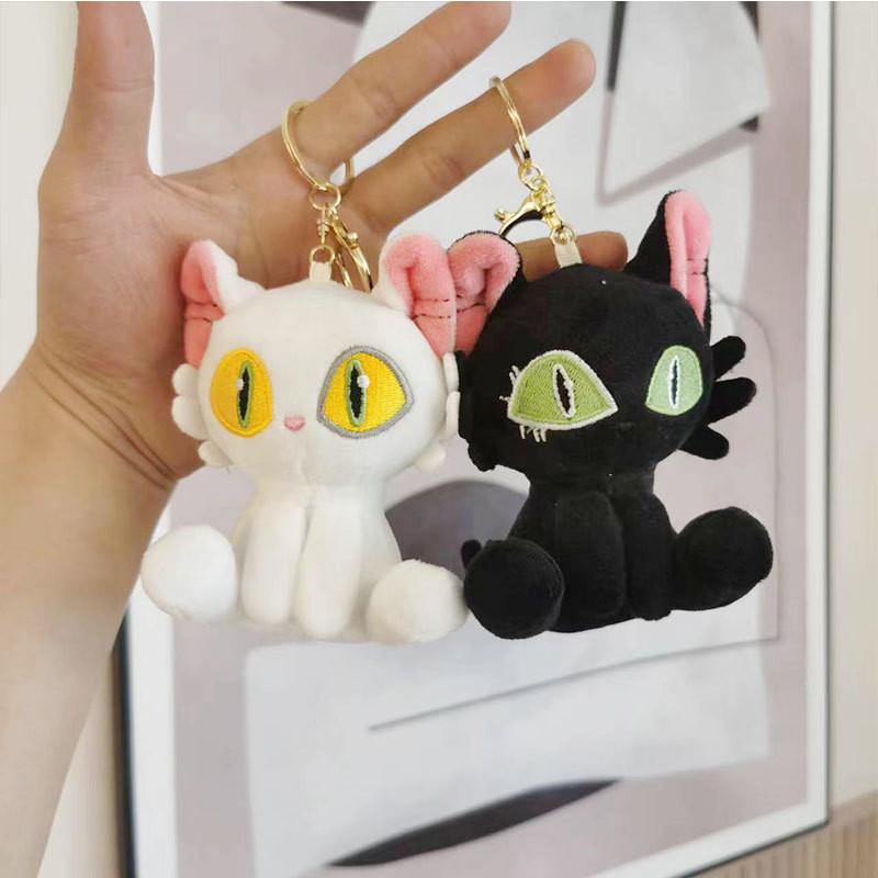 Adorable Plush Cat Toy Cute Animal Stuffed Doll Keychain Perfect Gift