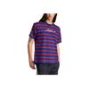 Adidas Americana Round Neck American Striped Color Block Casual Short Sleeve T-Shirt Unisex T-Shirts Blue IR5829