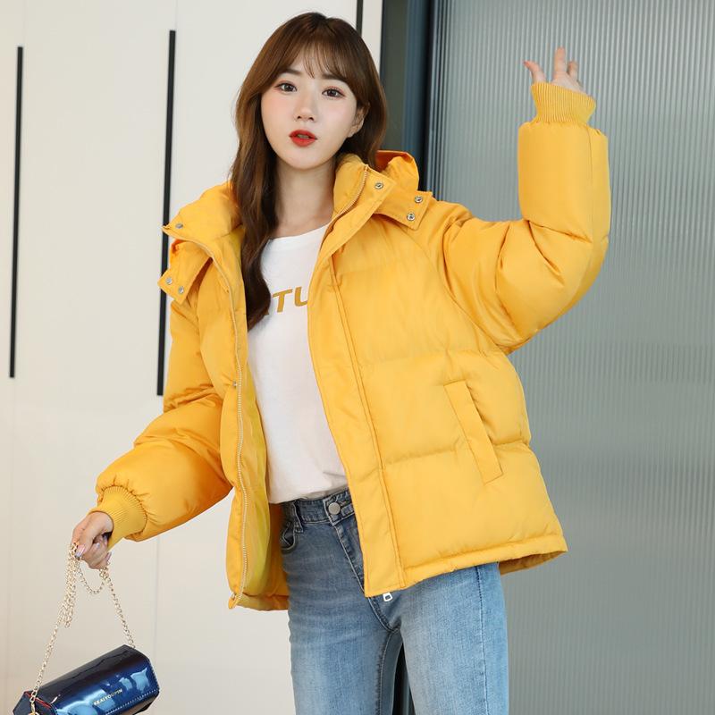 Chaqueta acolchada de algodón para mujer, Chaqueta corta acolchada de algodón, Chaqueta acolchada de algodón para mujer