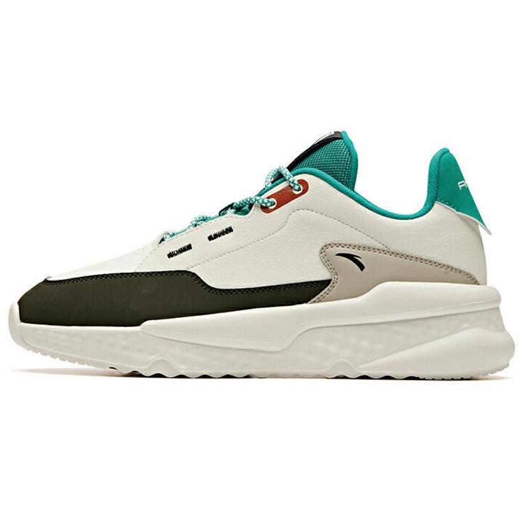 

Anta Life Collection Unbridled Low Top Skateboard Shoes Men s White Black Green 43