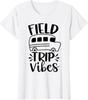 Field Trip Vibes Anyone Groovy School Bus Driver Ladies' Crewneck T-Shirt
