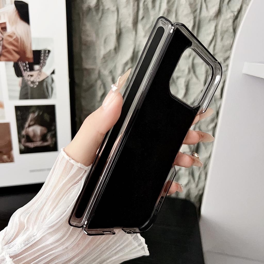 For Google Pixel 10 Pro Fold Phone Magnetic Case Leather + PC Protective Cover