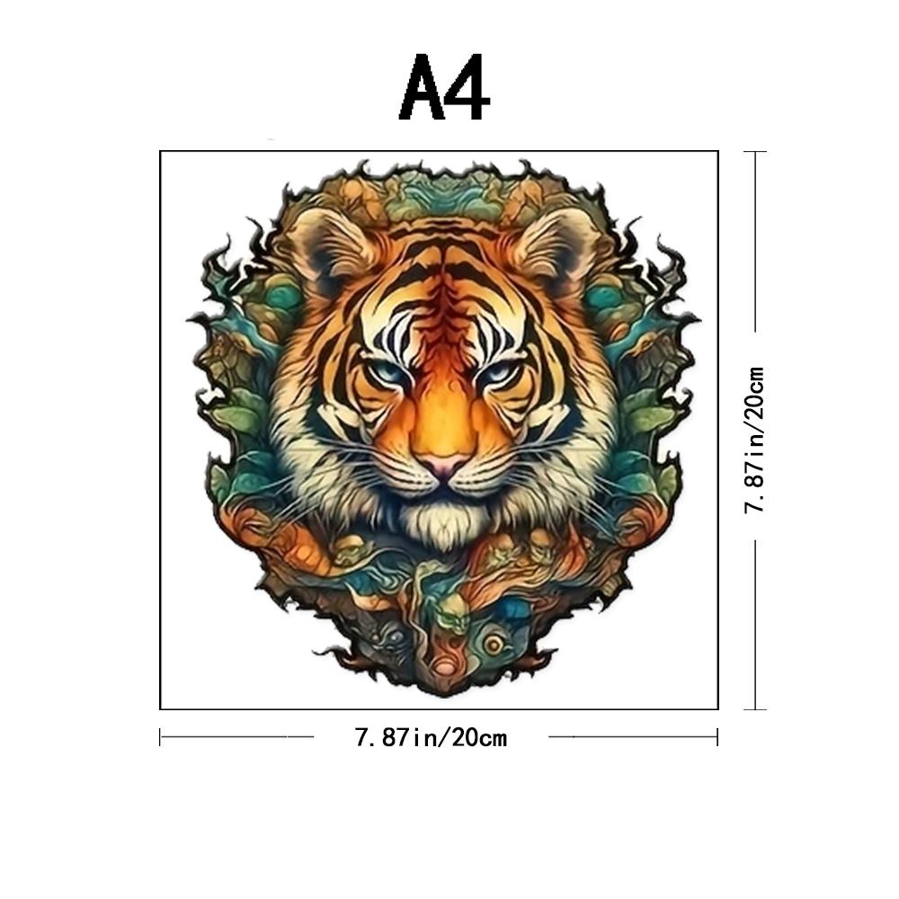 Interesting Colorful Cat - Wooden Puzzle - Challenge Your Brain - Perfect For Birthdays And Holidays - Colorfulchristmas Gifts