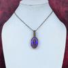 Tree of Life Charoite Pendant Copper Wire Wrapped Pendant Tree of Life Jewelry Gemstone Handmade Pendant Copper Jewelry Anniversary Gifts