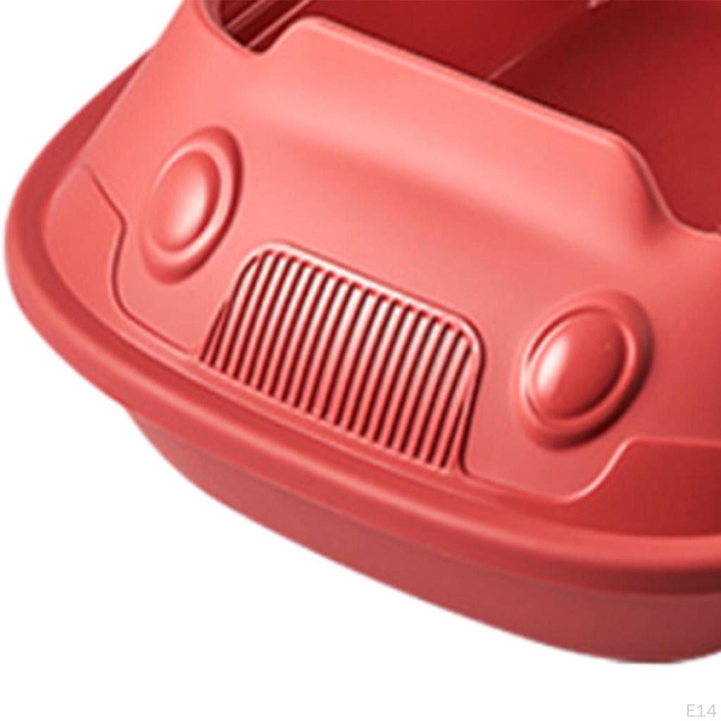 Litter Box with Ergonomic Design for Indoor Pets