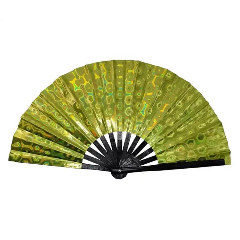 

Складний віяло Ручний складний віяло Для літніх танцювальних виступів Портативний Аксесуар для костюма для вечірки З декоративним дизайном Портативний