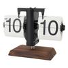 Flip Desk Clock Retro Vintage Mechanical Auto Flip Table Decor 12h for Home Living Room Study Room