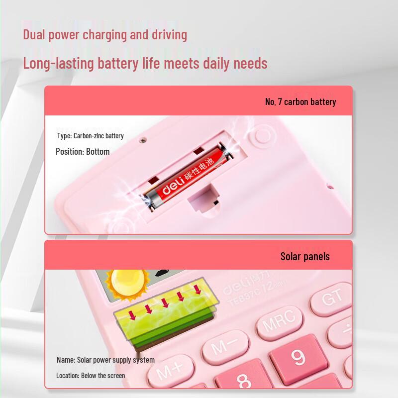 Deli 12-Digit Desktop Calculator