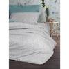 Parure de lit - 1 housse de couette 220 x 240 cm + 2 taies d'oreiller 60 x 60 cm - 100% coton renforcé - Menthe