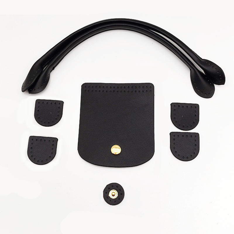 

1 Комплект DIY Ручная Работа Дно Сумки Клапан Крышка Для Вязаных Сумок Сумка-Тоут Фурнитура Для Сумок DIY Сумка Ручной Работы Плечевые Ремешки чёрный