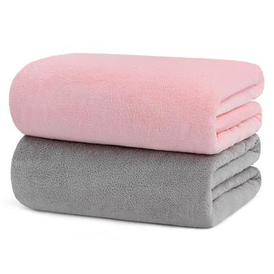 Bath Towel Large Size 180 X 90 Cm of Coral Fleece Bar Towel Absorbent Quick Drying Bath Towel Fluffy Texture Antibacterial Odor Resistant Bath Durable