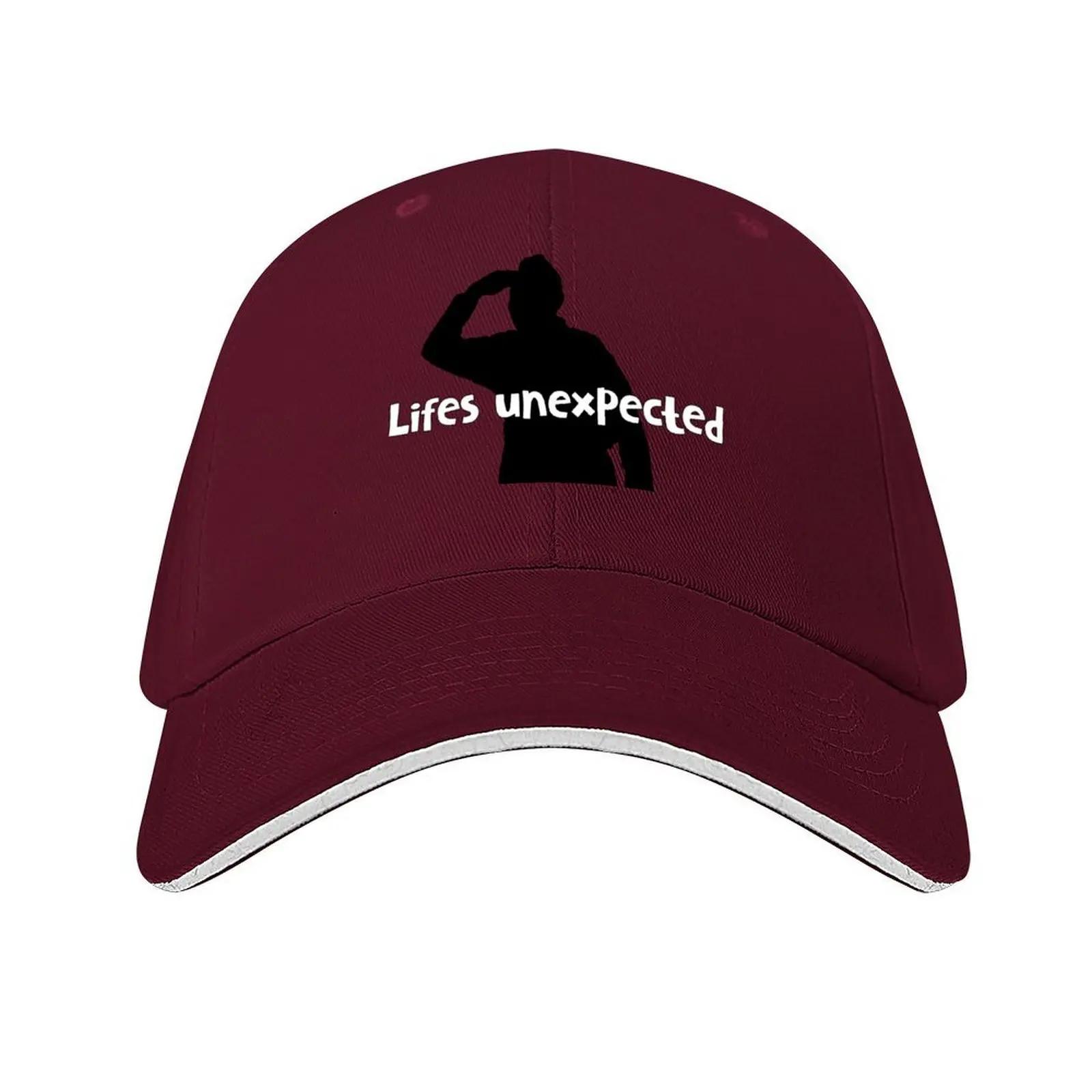 Lifes Unexpected Logo 1 Baseball Cap Mountaineering beach hat fishing hat designer cap Men Golf Wear Womens
