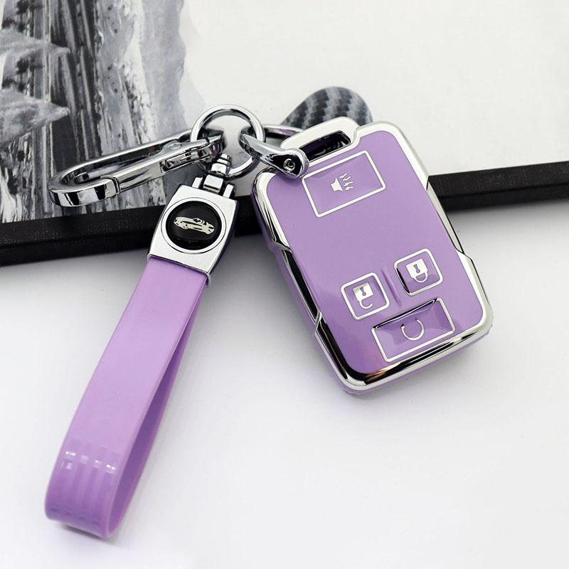 4 Buttons TPU Shell Fob For Chevrolet SUBURBAN Saboban GMC Sierra Canyon Colorado Silverado Car Key Case Cover Accessories JHES6