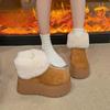 New Versatile Short Boots with Added Insulation, Woolen Shoes, Snow Boots, Women's Shoes