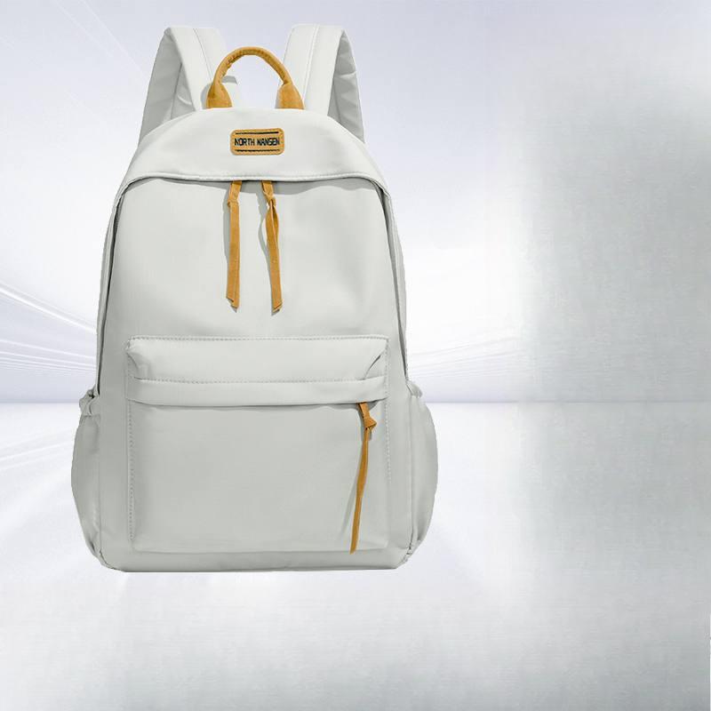 

Высококачественный повседневный рюкзак для женщин, универсальный и легкий школьный рюкзак, простой однотонный рюкзак большой вместимости