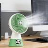 Portable Desk Fan Single Speed USB Rechargeable Mini Table Fan 90 Degree Rotation Quiet Cooling Fan for Home Office Bedroom Dorm