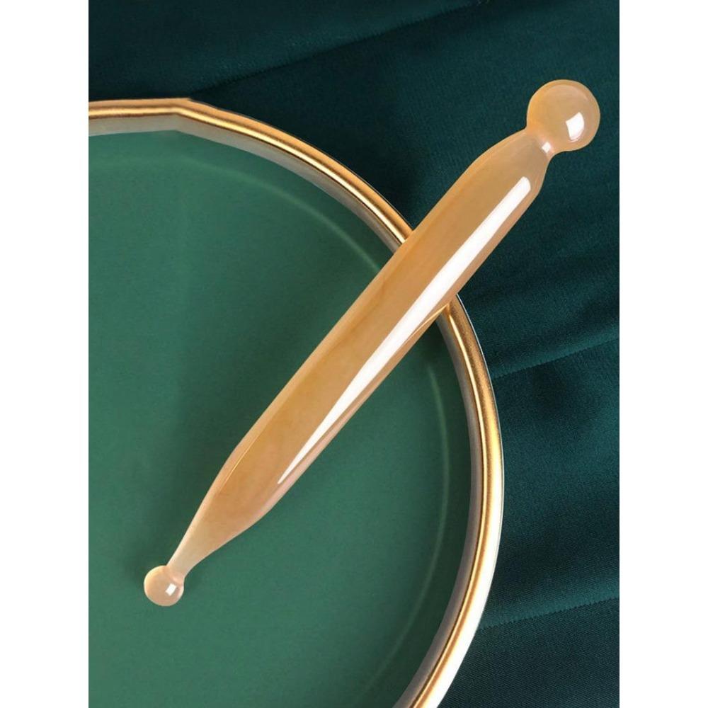 

1 шт., акупунктурная массажная палочка для лица, инструмент для соскабливания всего тела, ручка для массажа акупунктурных точек