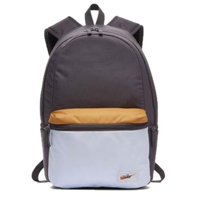 Heritage Polyester Backpack Regular Unisex Lightning Gray & Light Purple Lightweight Casual BA4990-082