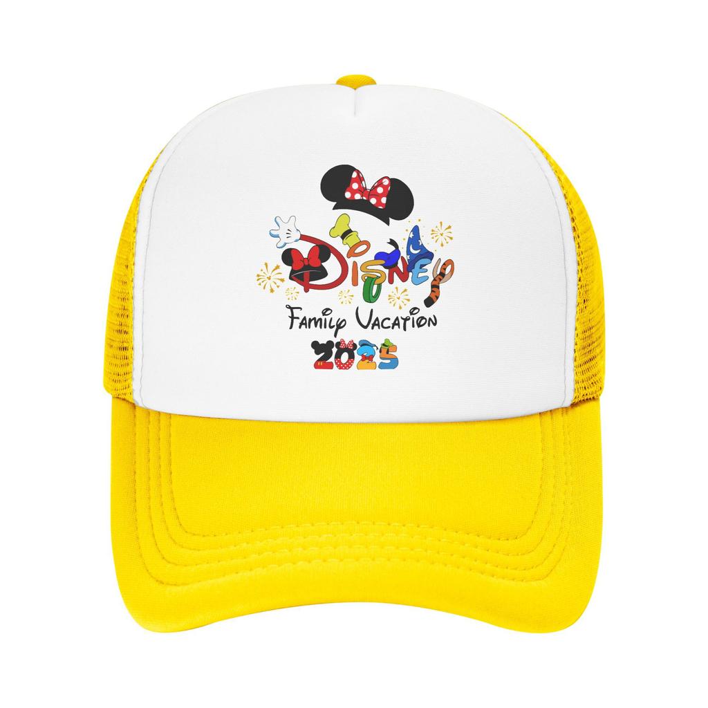 Disney mickey Family Vacation 2025 Disneyworld Trip Baseball Cap For Men Women Cooling Breathable Mesh Side Sun Hats Caps