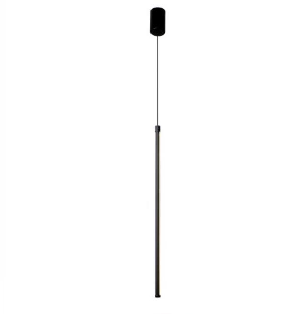 Tubo - Hanging Lamp 80 Cm Long LED 10W Tube Black