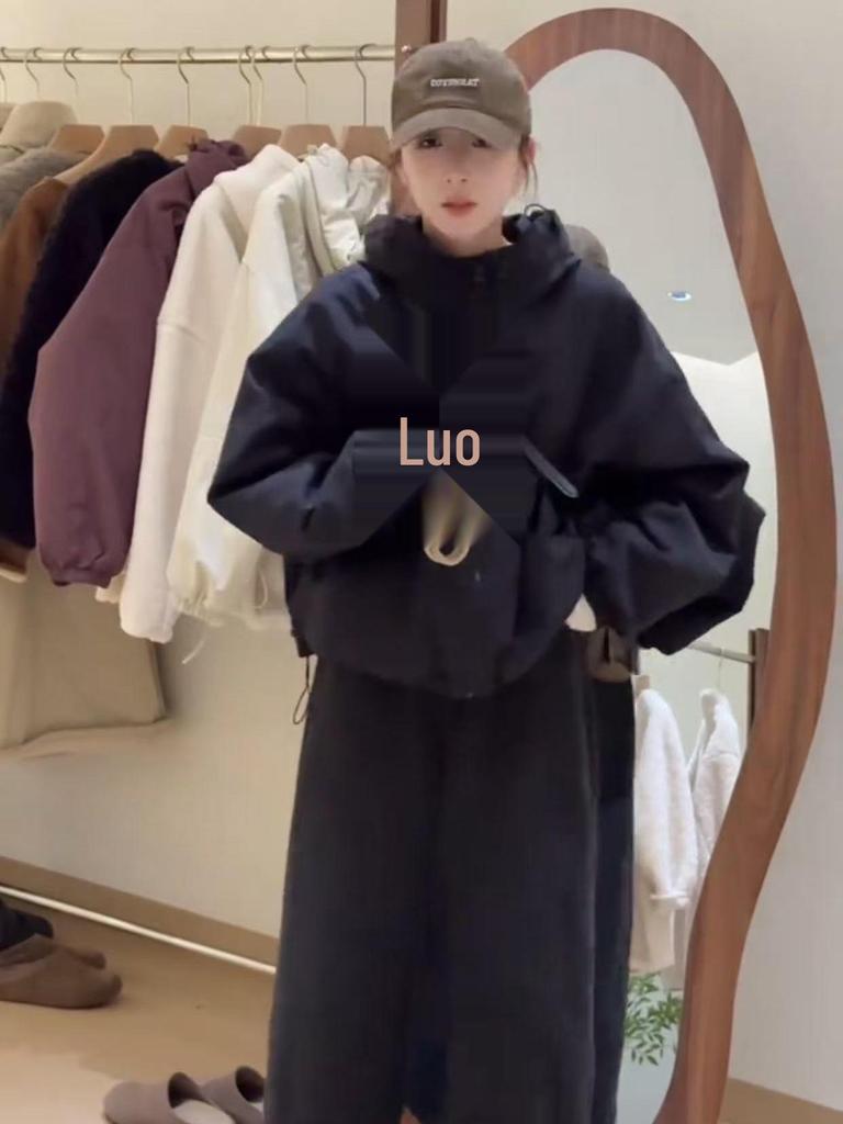 Damska Wyjątkowa Kurtka Wiatrówka z Kapturem - Stylowy i Luźny Krój na Wiosnę i Jesień 2025.