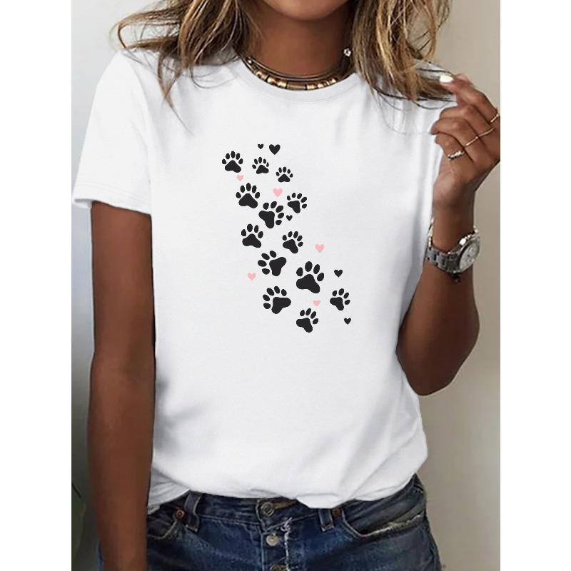 Love Footprints G500L Pure Women s T-shirt,Comfort Fit M белый