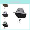 Summer Wide Brim Fisherman Hat With Breathable Nylon For Outdoor Hiking And Fishing