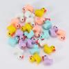 Mini Home Crafts Fairy Resin Animals Yellow ducklings Ornaments Miniature Figurine