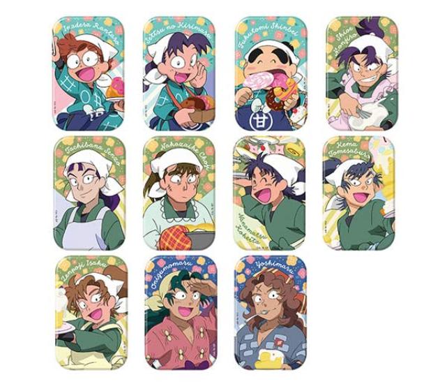 

Коробка с круглыми значками Ensky Nintama Rantaro, 11 видов, прибл.. 70 x 44 x 4мм, Стальной сплав, Бумага, ПЭТ